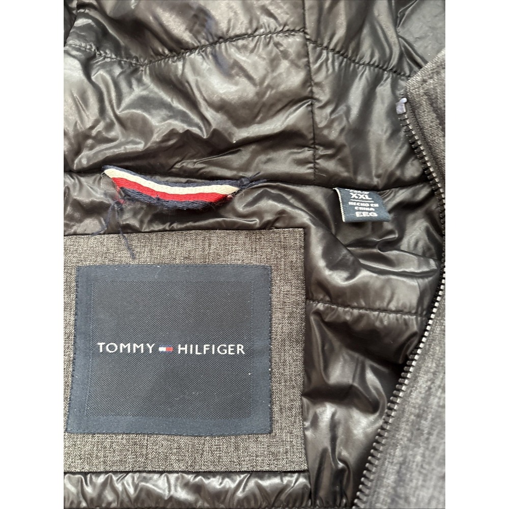 Tommy Hilfiger XXL Hooded Water resistant down lined Double Zippere heavy jacket - Picture 5 of 14